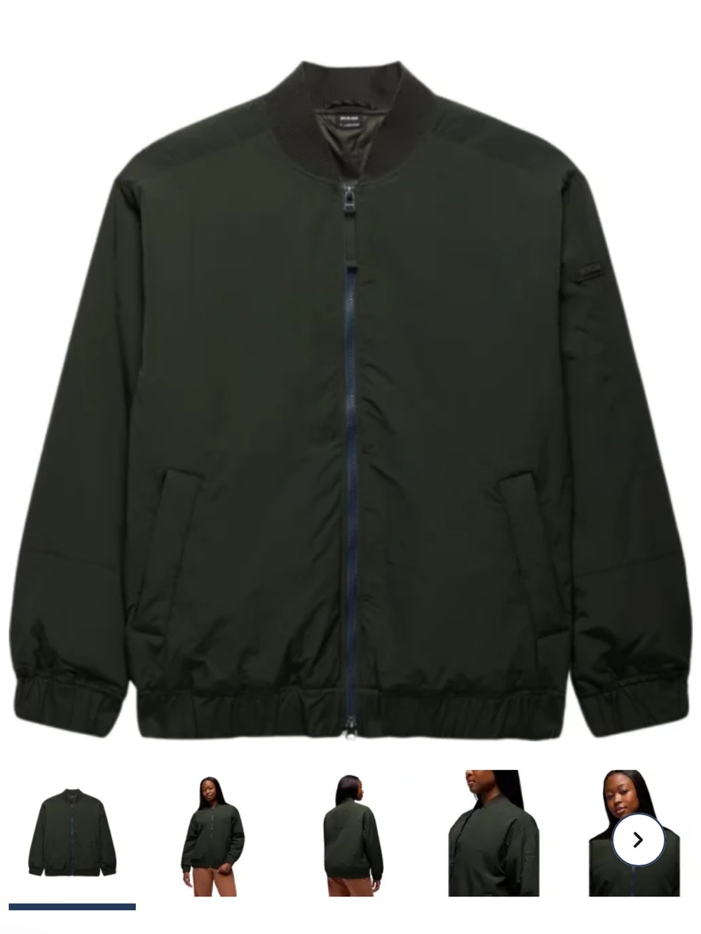 prAna Encinitas Bomber Women's Casual Jacket in Black size Small NWT